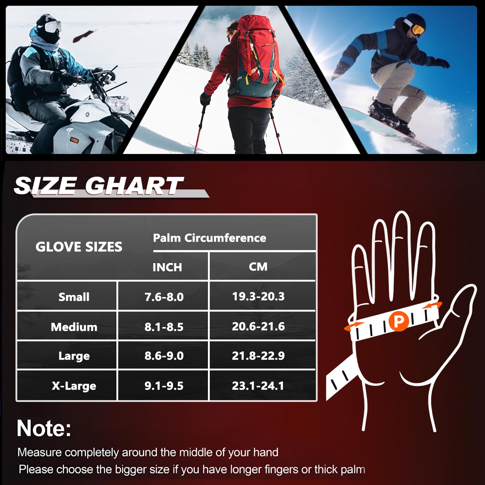 SAMLMAP gloves worn by motorcyclist demonstrating grip and protection benefit for riders