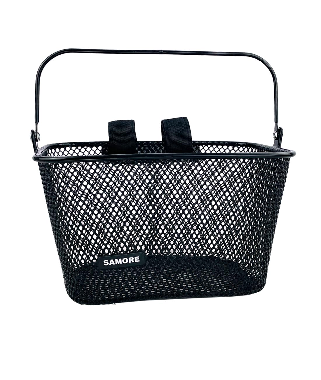 SAMORE basket beside water bottle showing approximate size benefit