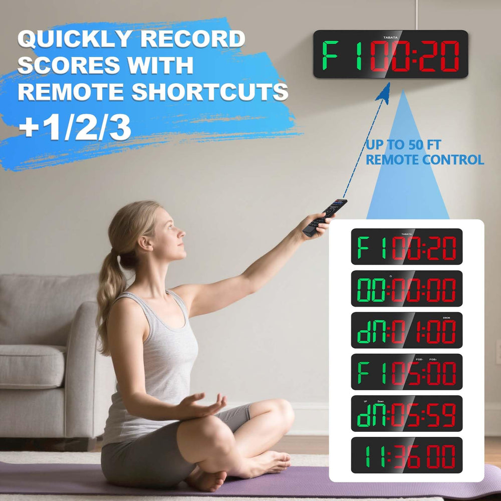 Samshow remote control in hand illustrating wireless operation benefit for coaches