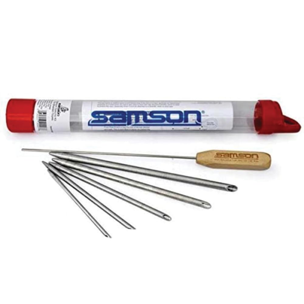 Samson Rope fids front view showing all sizes and clear organization for easy selection