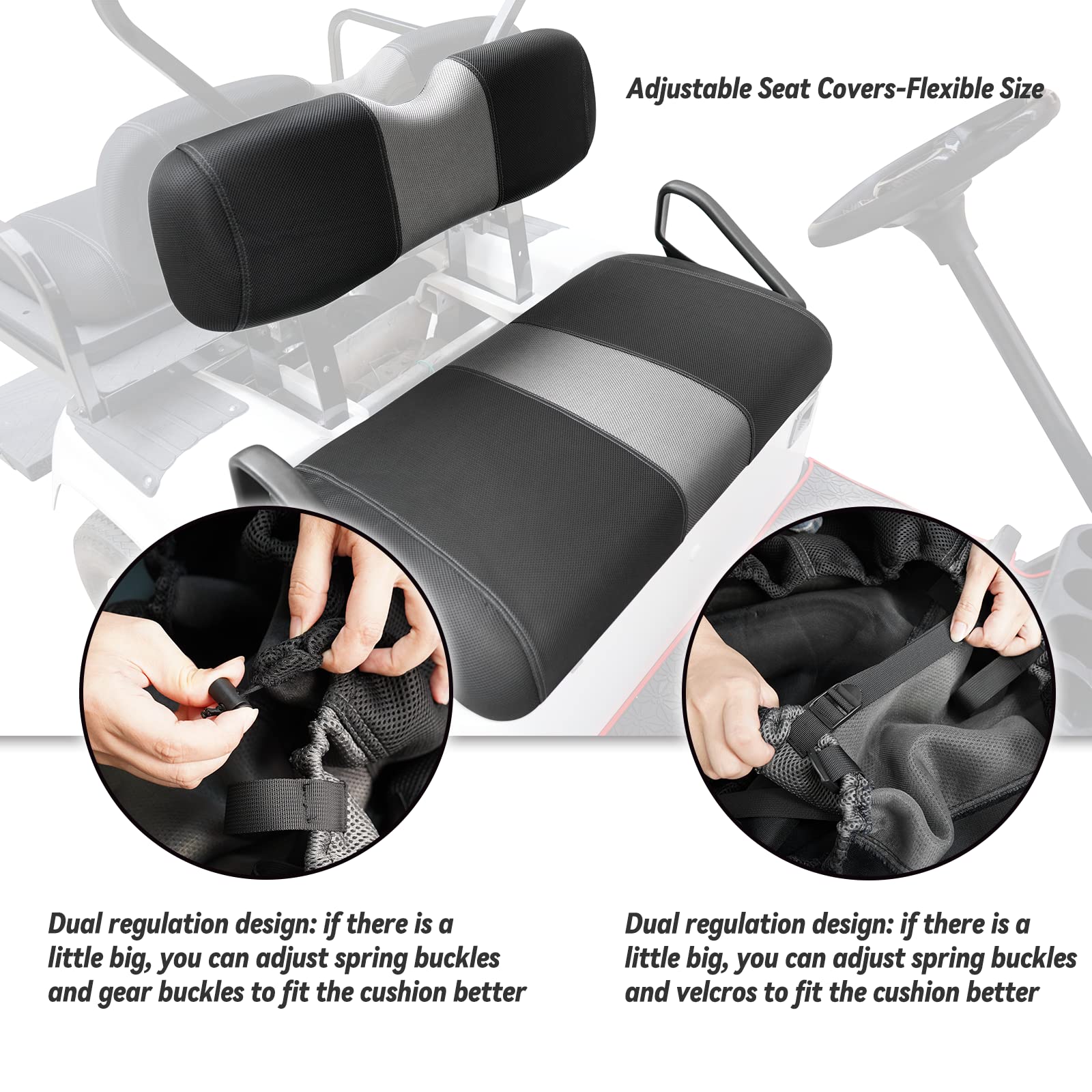 SAMXOMAP packaged set with buckles and Velcro ready for simple installation