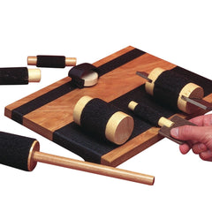 S&S Worldwide top view of hand exercise board showing tools and secure suction base benefit stability