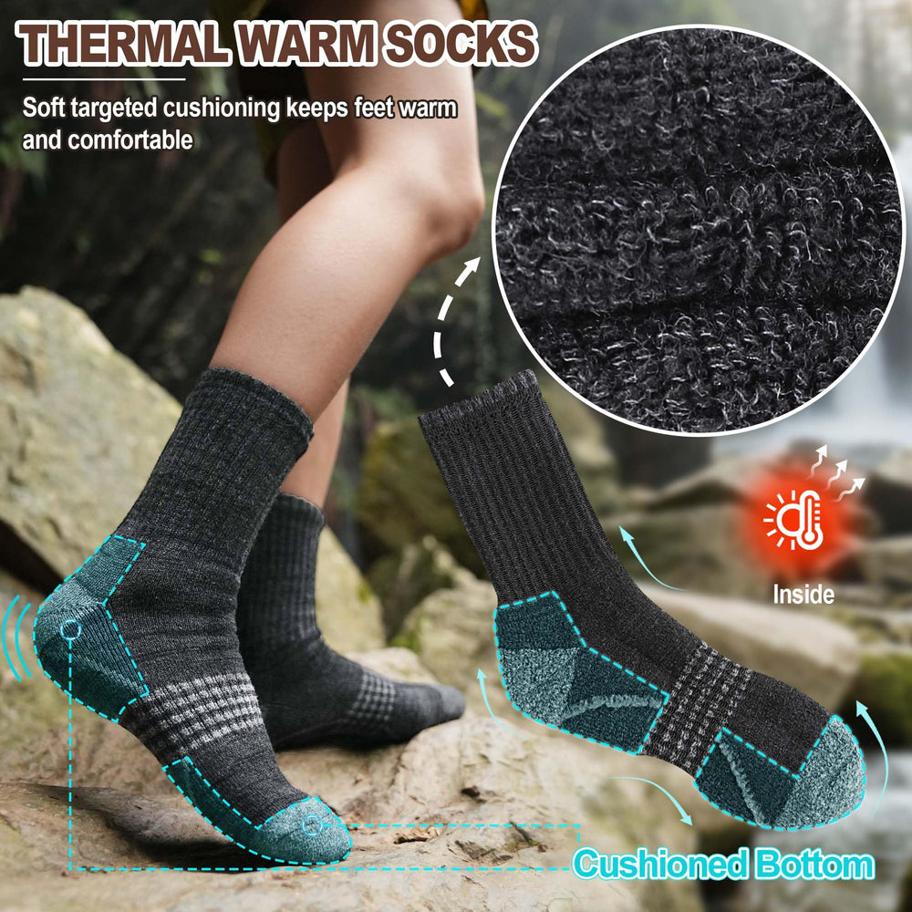 Sandsuced sock inside hiking boot demonstrating secure non-slip fit
