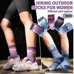 Sandsuced sock inside hiking boot showing secure fit and arch support for long treks