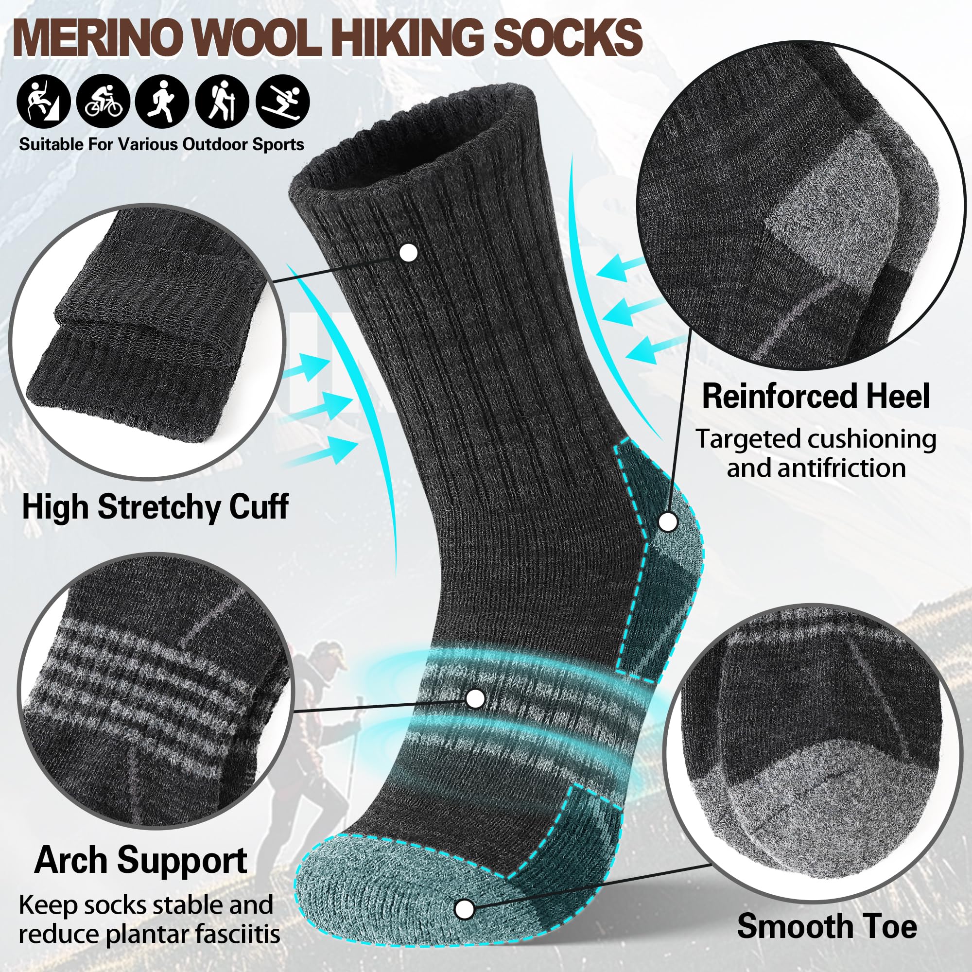 Sandsuced merino-knit texture close-up highlighting breathable warmth