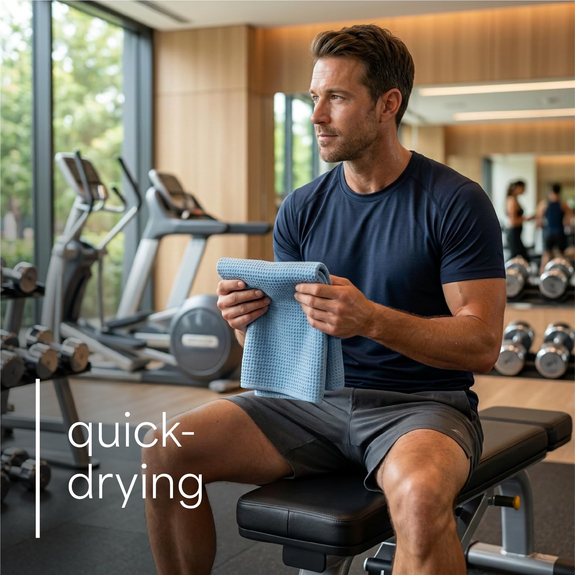 S&T INC. towel protecting workout bench, hygienic equipment coverage benefit