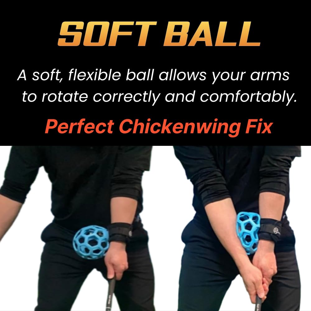 sangsang ElbowFix ball close-up showing soft texture and flexible material for natural rotation