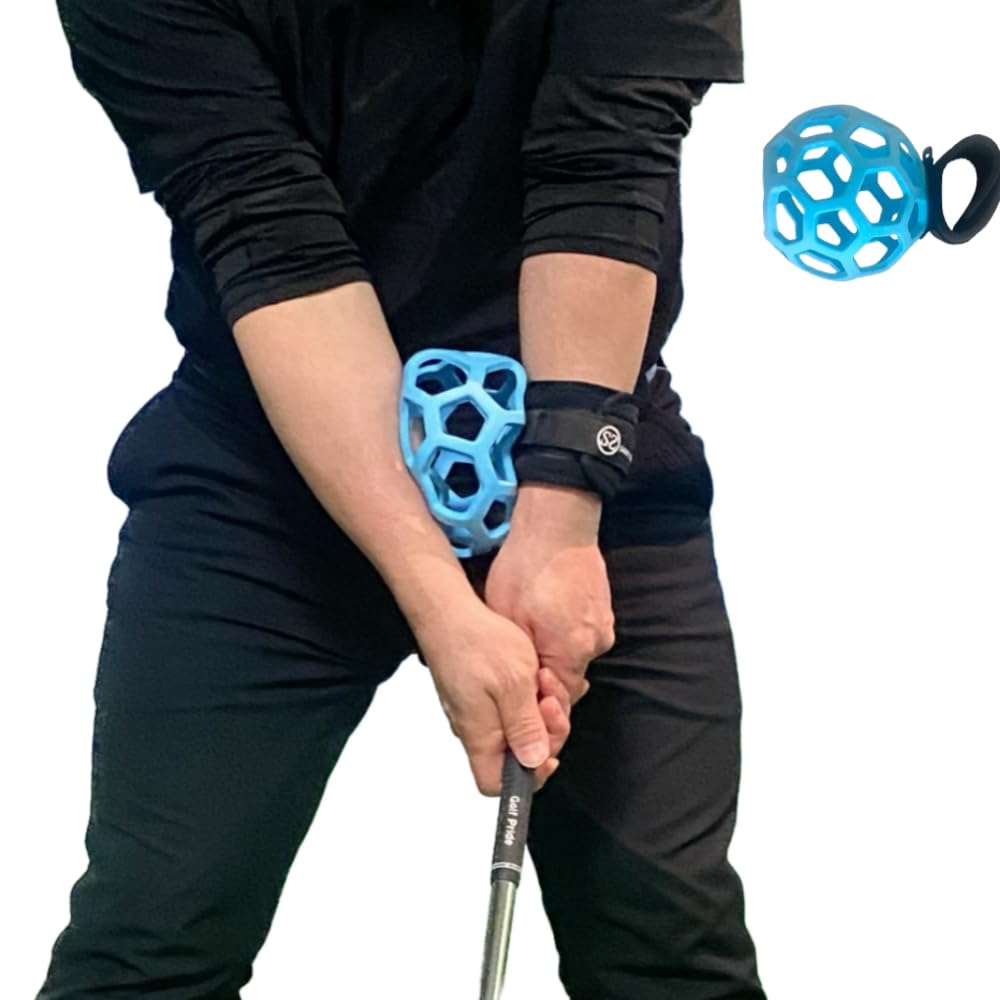 sangsang ElbowFix front view showing elastic ball and wrist bands for comfortable correction