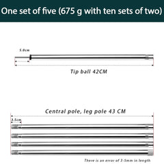 SANLIKE buckle and alignment hole detail showing quick tool‑free assembly