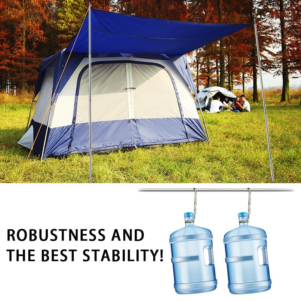 SANLIKE folded poles packed for transport highlighting lightweight portability