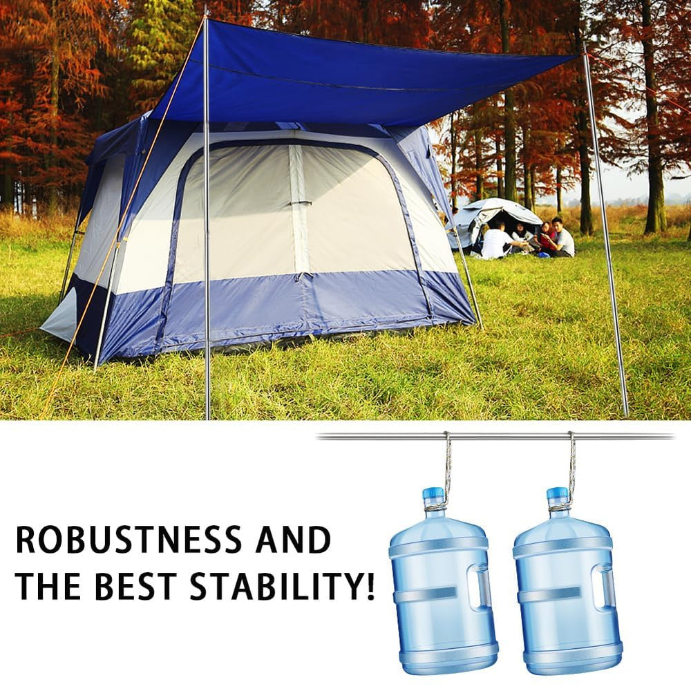 SANLIKE folded poles packed for transport highlighting lightweight portability