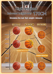 SANLIUJIU being dribbled indoors demonstrating low-noise benefit