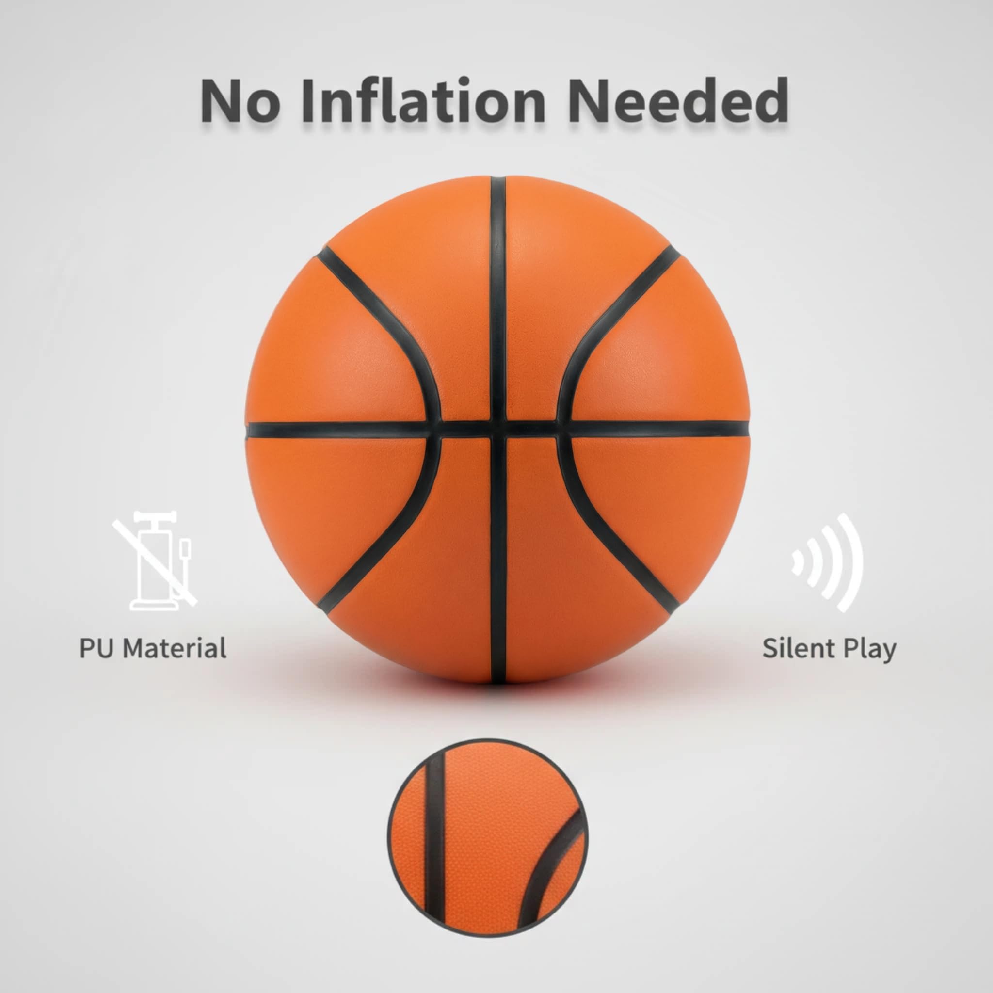 SANLIUJIU next to regulation hoop showing true size benefit