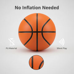 SANLIUJIU next to regulation hoop showing true size benefit