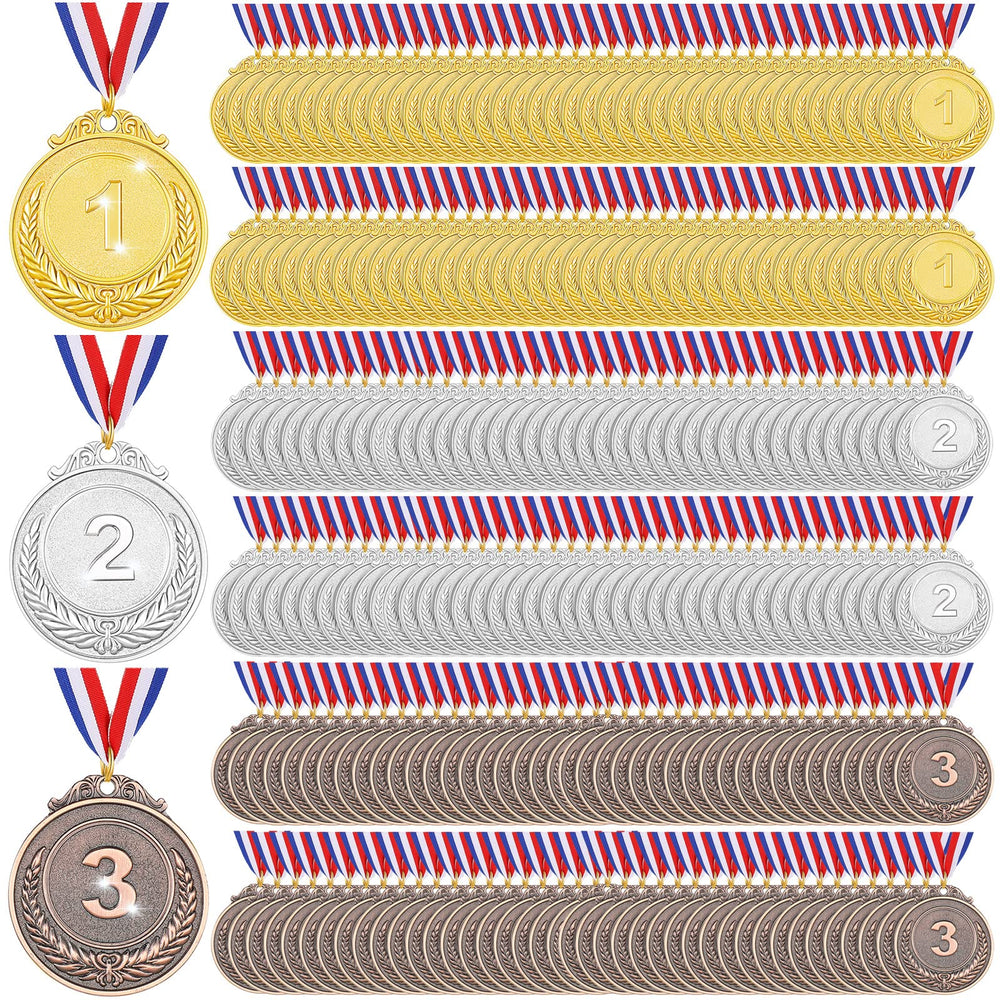 Sasylvia front packaging of 240 medals showing quantity and colors for easy event planning