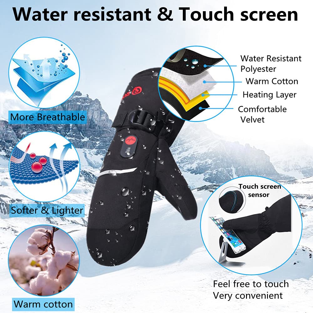 SAVIOR HEAT close-up of embedded heating elements for even finger and hand warmth