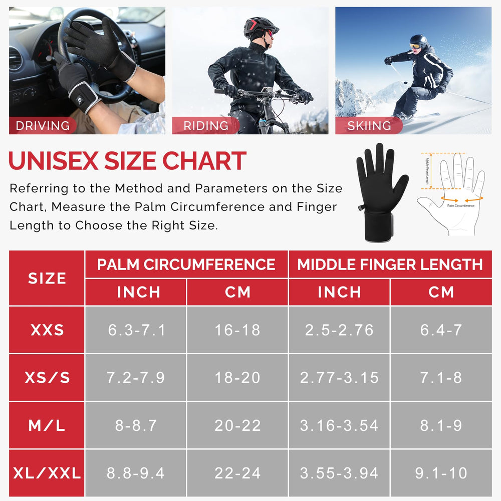 SAVIOR HEAT heated liners used while skiing on a slope, conveys outdoor activity suitability