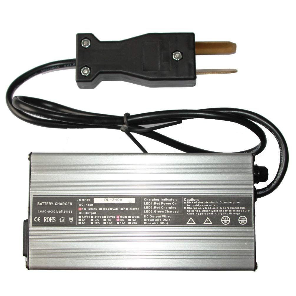 ScaAuto charger with power cord laid out for quick setup and convenient use