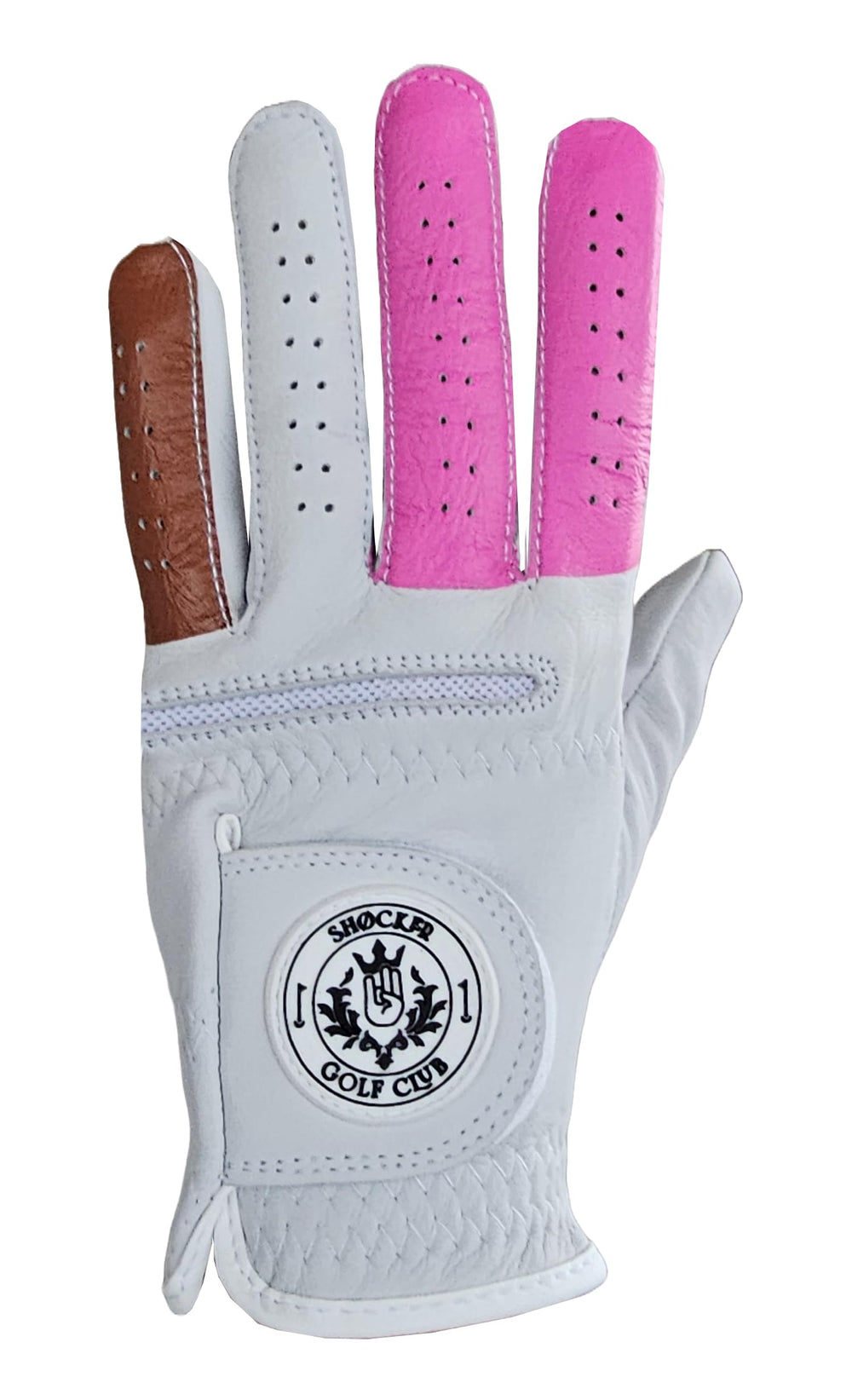 Scale Wear Design front view showing glove packaging and novelty design benefit