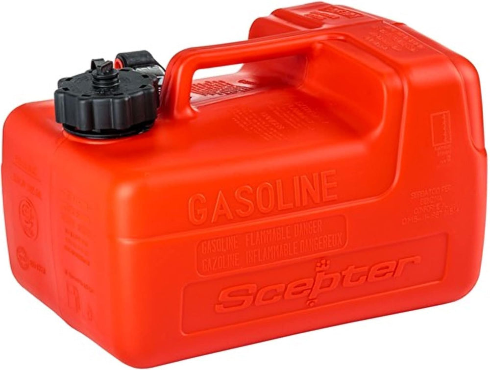 Scepter 3.2 gallon front view showing shape and molded feet for stable deck placement