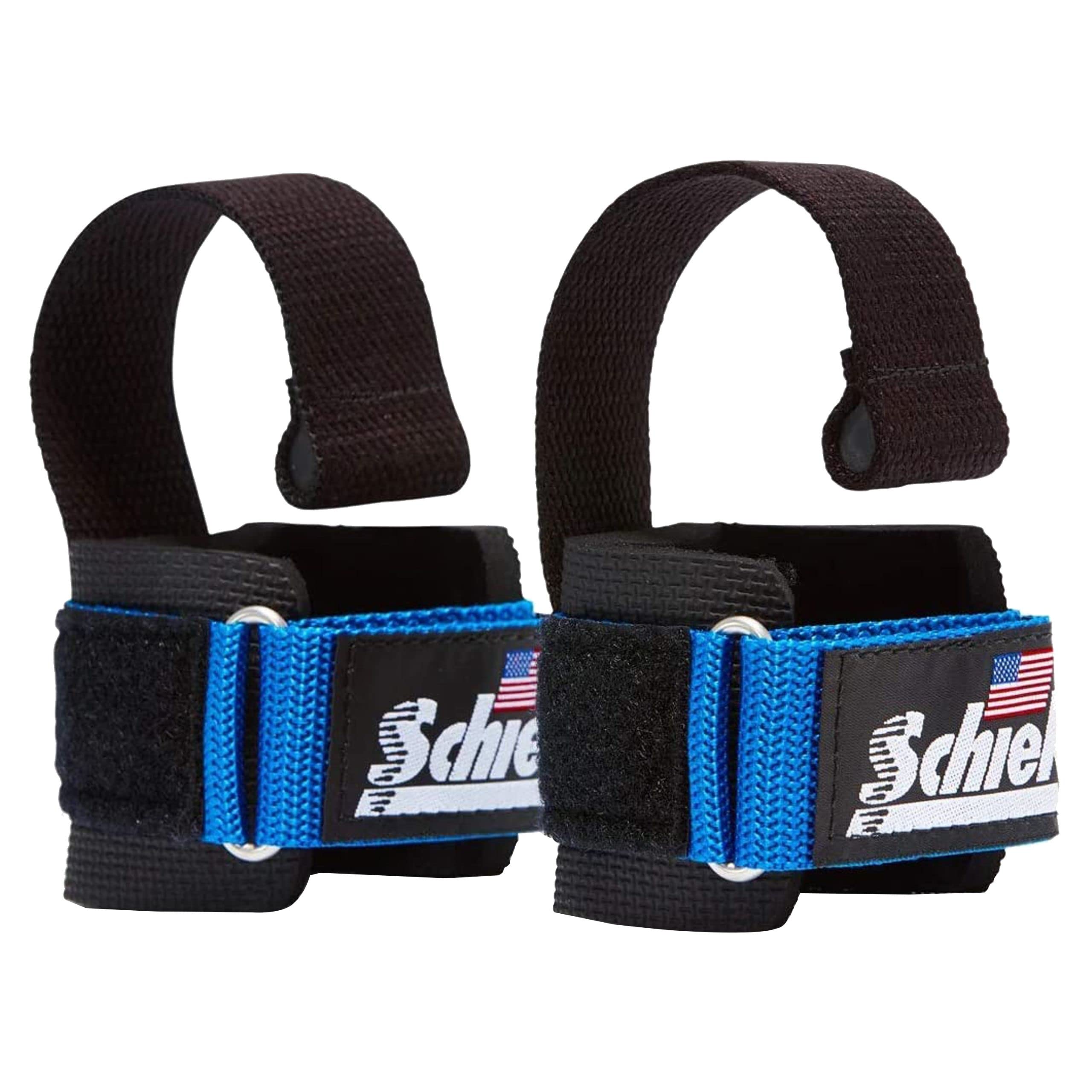 Schiek Model 1000-DLS front view showing straps and dowel for reliable grip