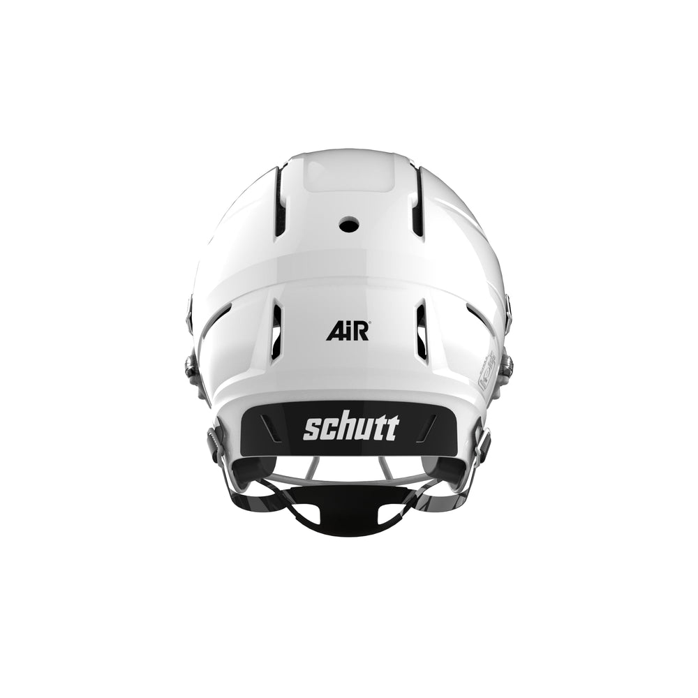 Schutt F7 AiR attached carbon steel facemask detail for durable protection