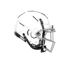 Schutt interior TPU cushioning and Tektonic plate detail demonstrating multi-directional impact absorption