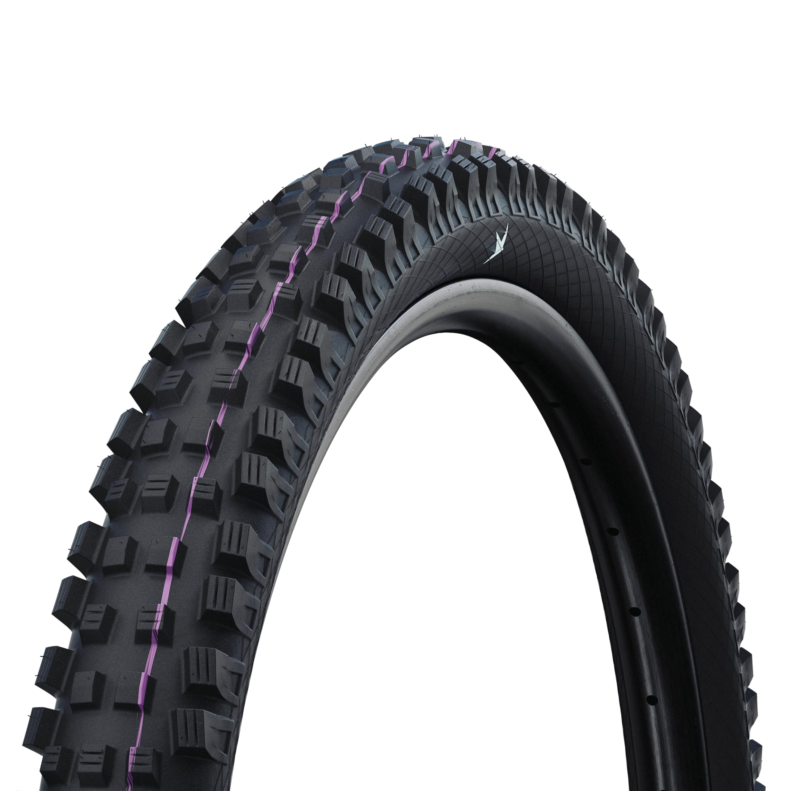 Schwalbe Magic Mary front profile showing aggressive tread and confident grip