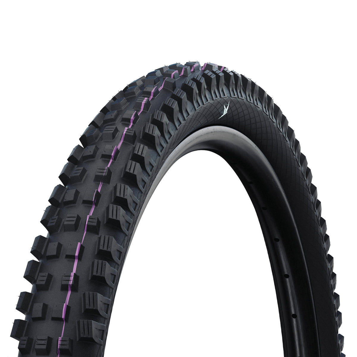 Schwalbe Magic Mary front profile showing aggressive tread and confident grip