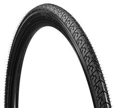 Schwinn front view of 700c x 38 tire showing profile and durability benefit