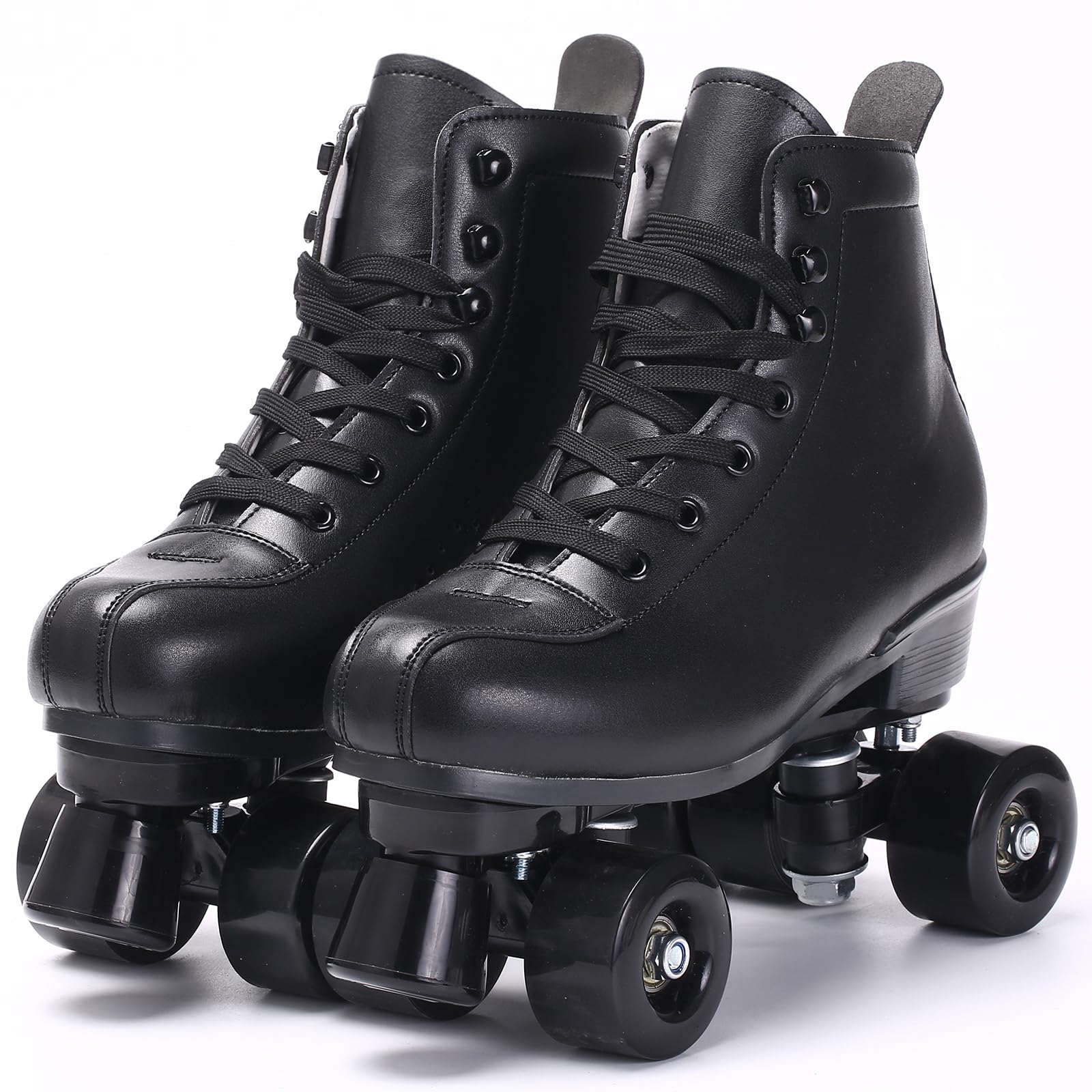 SCNUT skate beside foot measuring tape illustrating adjustable sizing