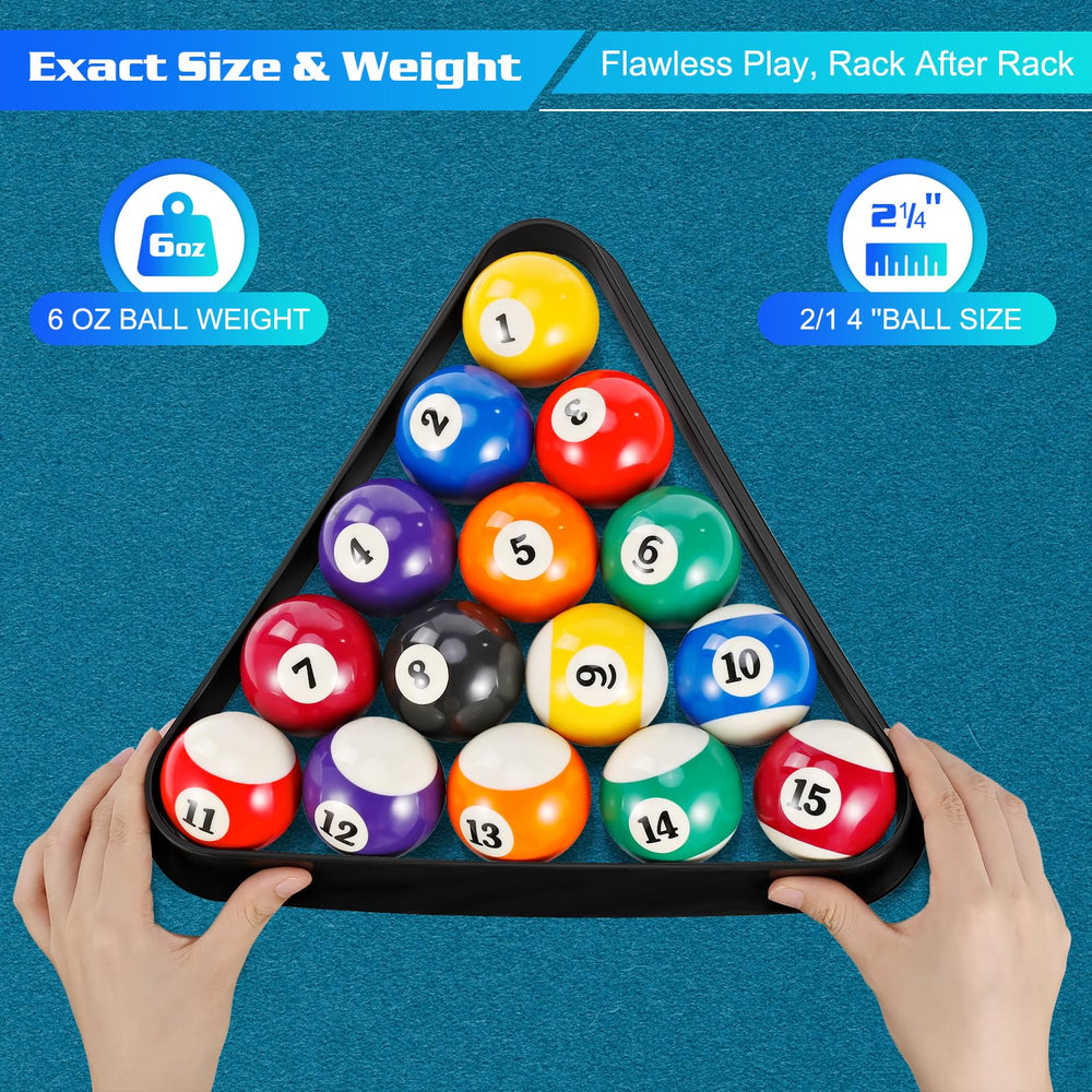 Scpoloco hand holding a ball to show regulation 2.25-inch size and accurate weight