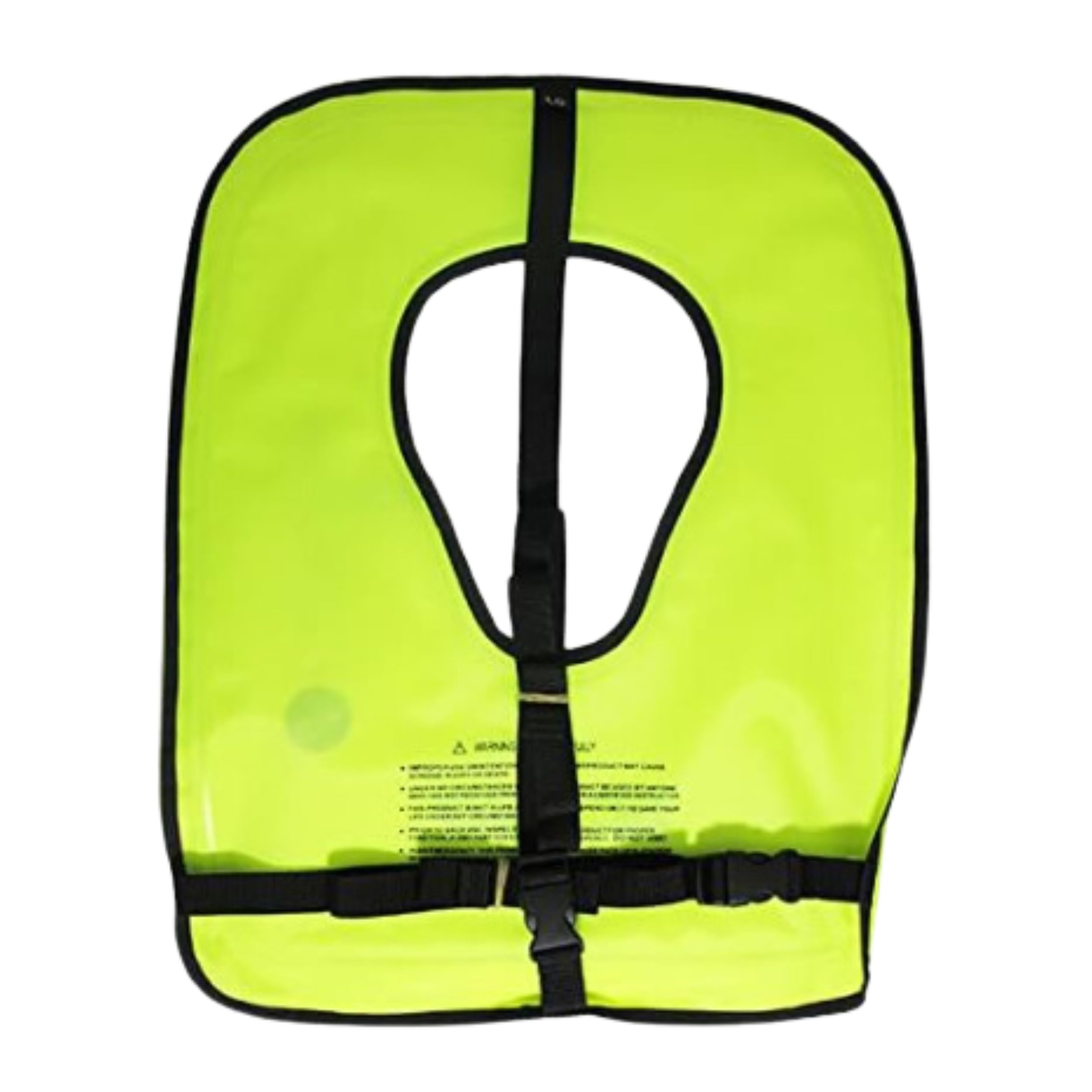 Scuba Choice anti-ride-up strap detail for stable fit when inflated