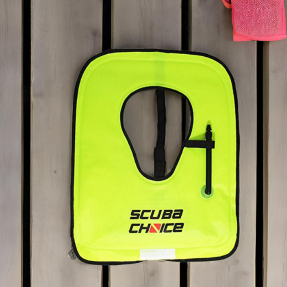 Scuba Choice folded compact and packable for easy travel
