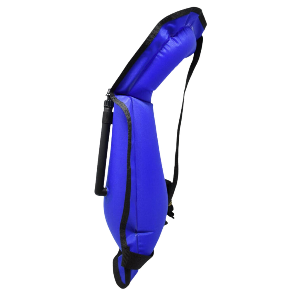 Scuba Choice back panel detail showing durable support and stability