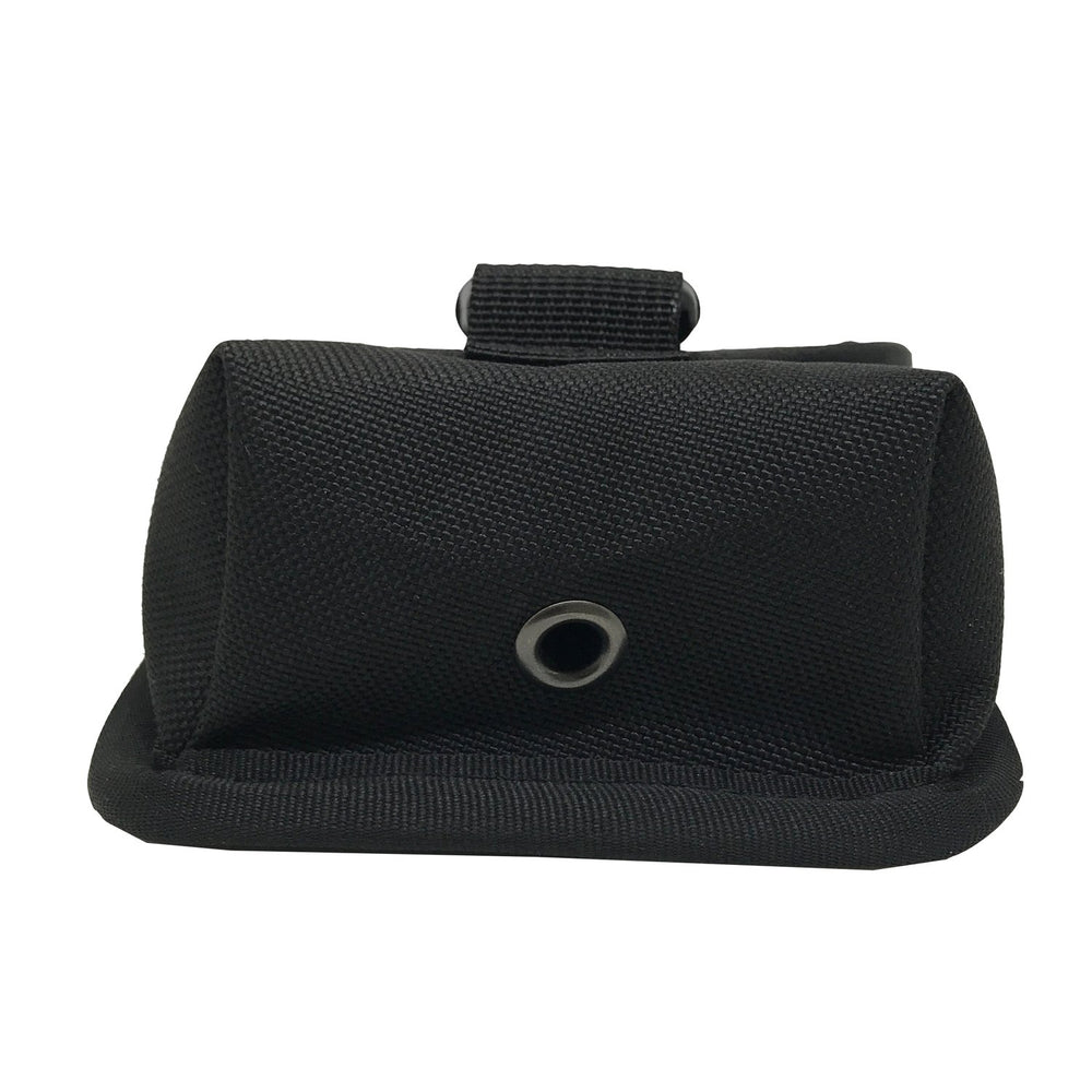 Scuba Choice pouches next to dive gear in use showing modular ballast convenience