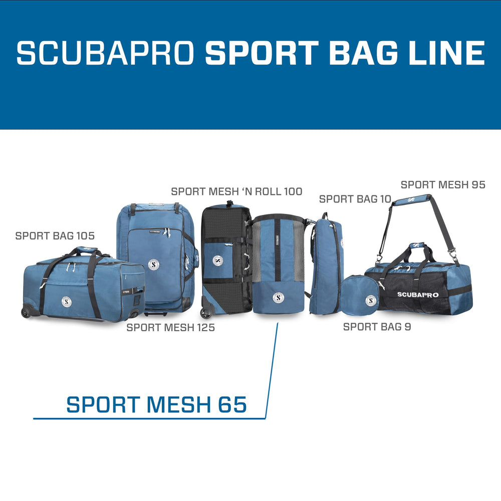 SCUBAPRO reinforced bottom and drain eyelet to prevent water pooling