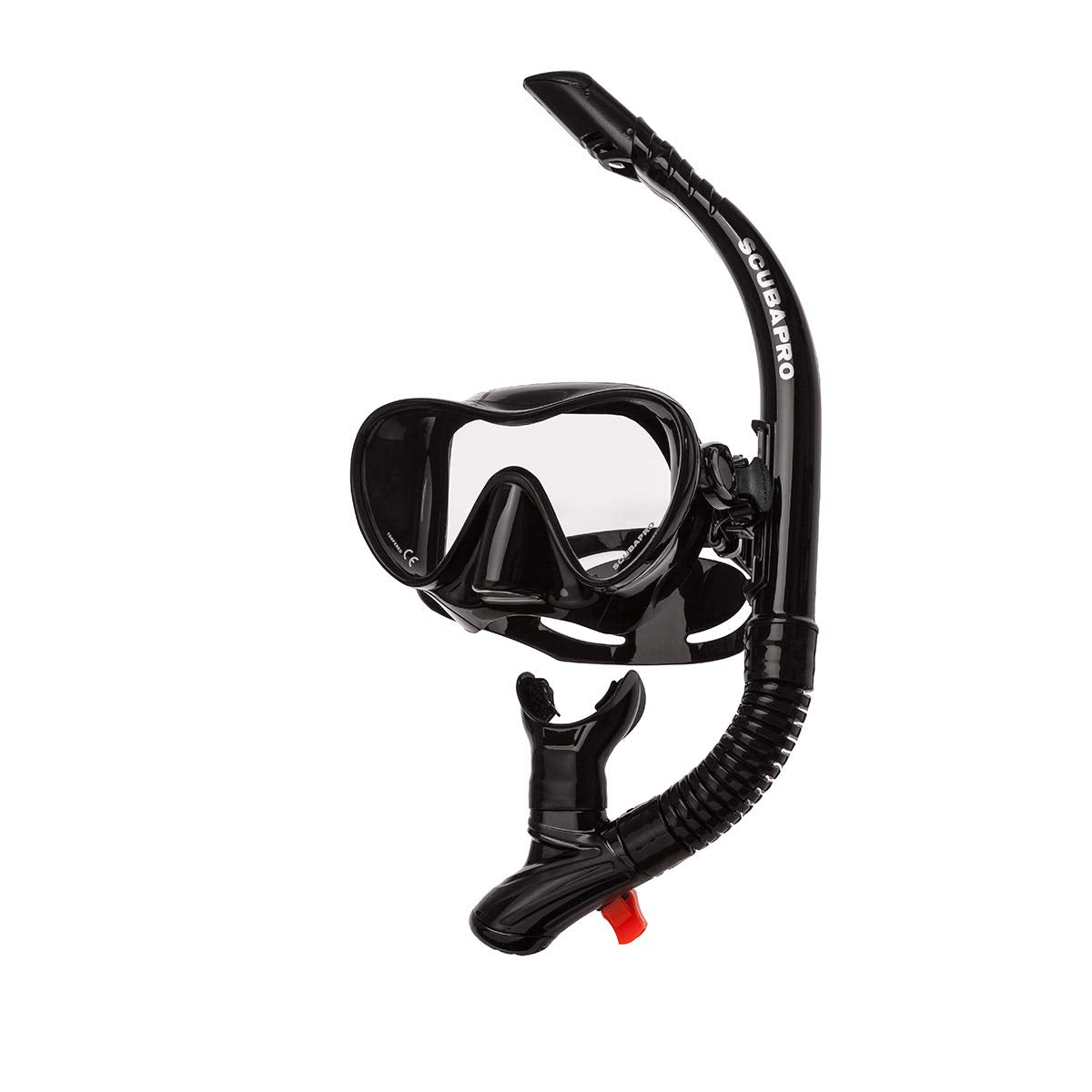 SCUBAPRO Trinidad mask front view showing wide single-lens for improved visibility