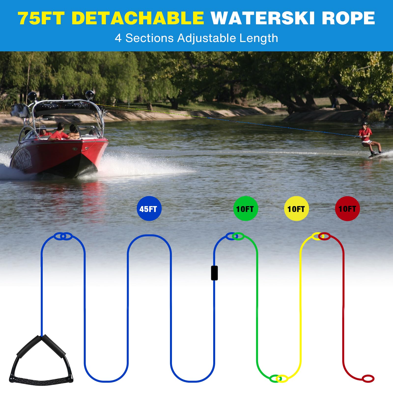 SCYONBARCO braided rope detail showing durable 16-strand construction for strength