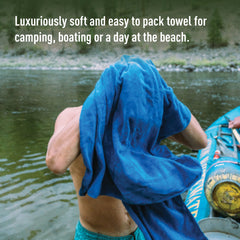 Sea to Summit close-up of microfiber texture highlighting absorbency and softness