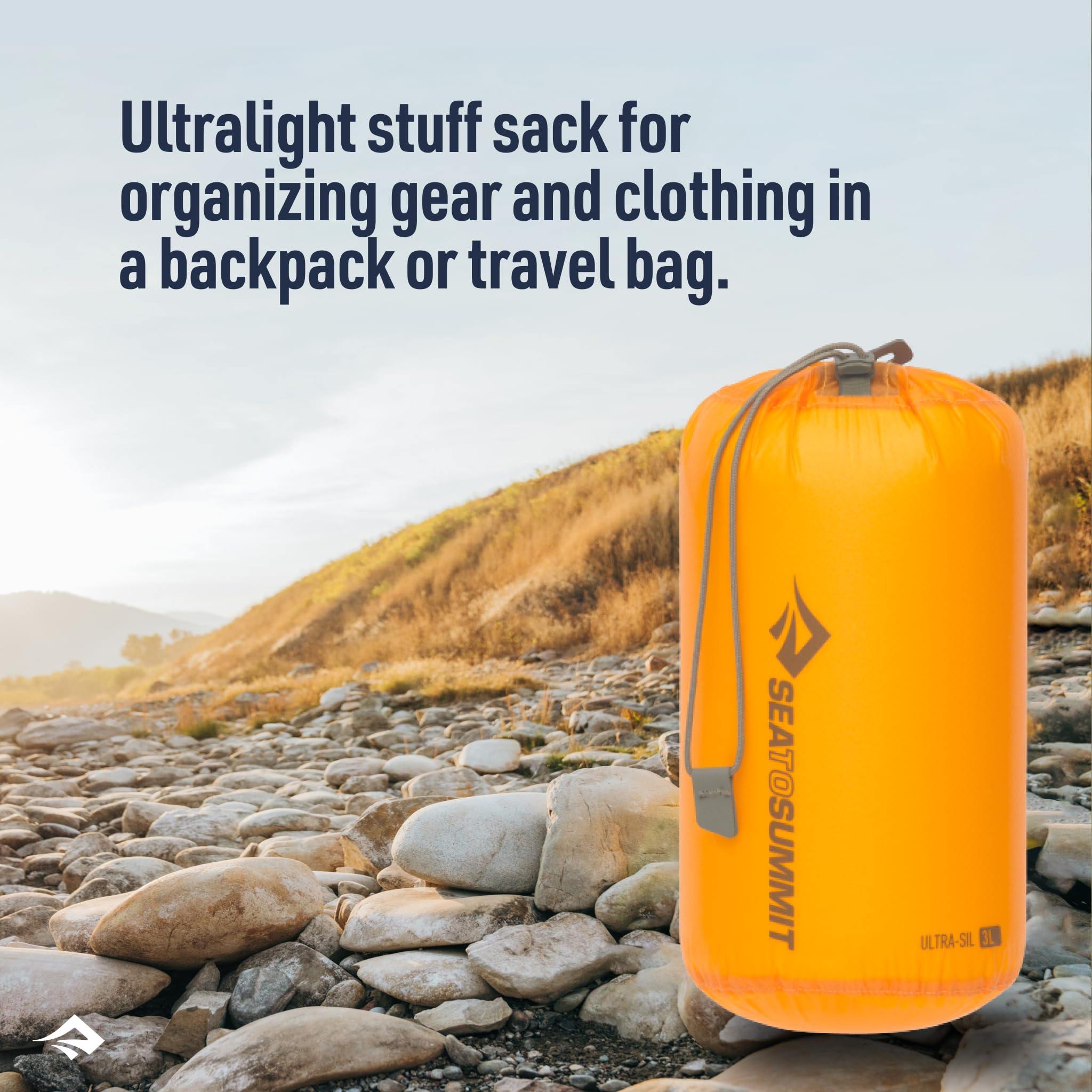 Sea to Summit closeup of Ultra‑Sil 30D fabric texture for lightweight durability