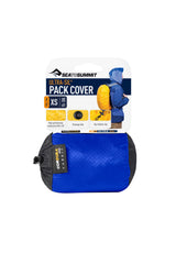 Sea to Summit cover in use on hiker demonstrating quick protection and secure fit