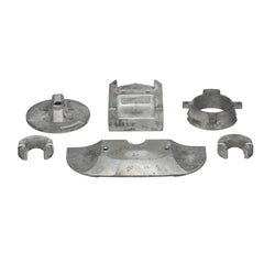 SEACHOICE close-up of skeg and collar anodes highlighting corrosion protection fit