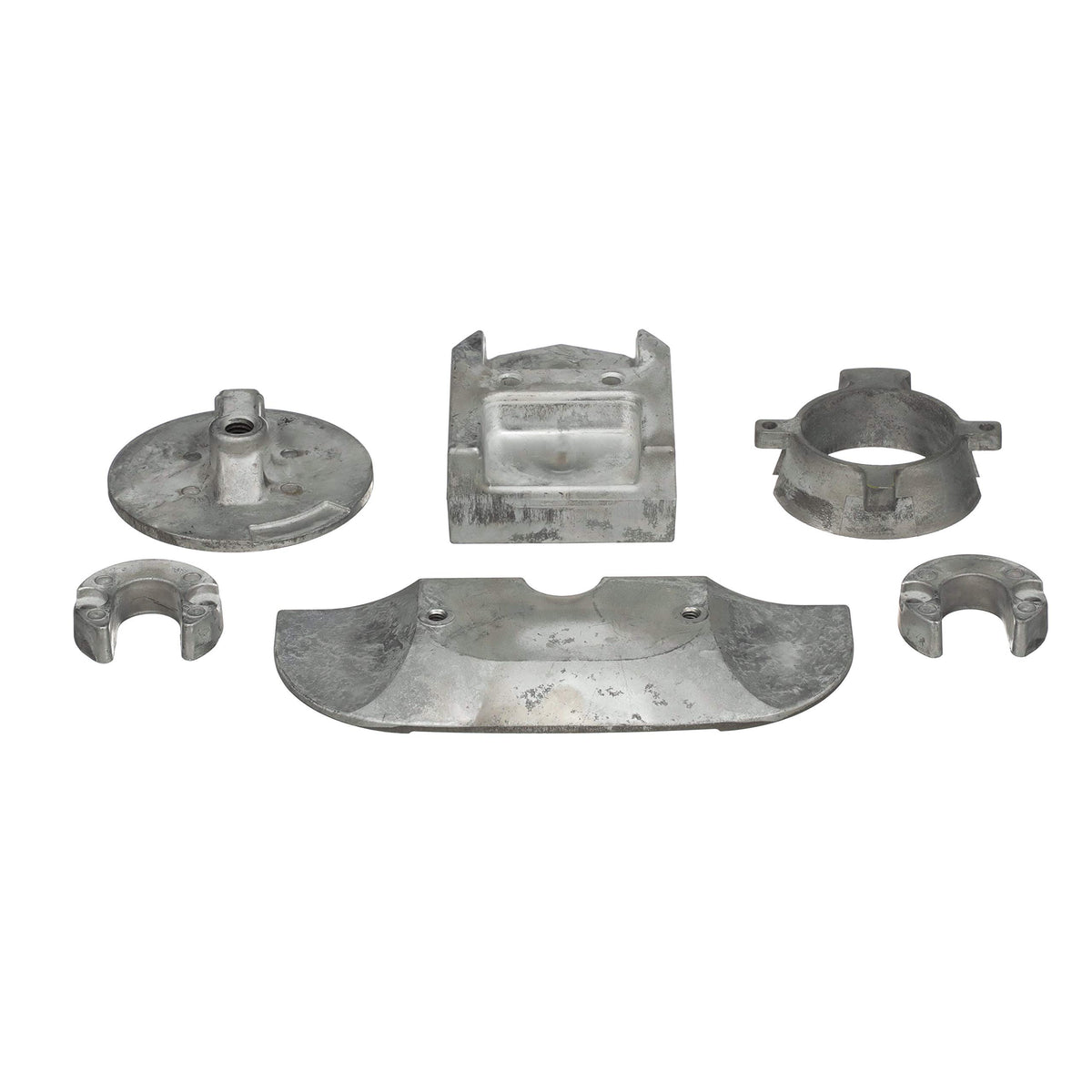 SEACHOICE anode kit front view showing complete freshwater protection components