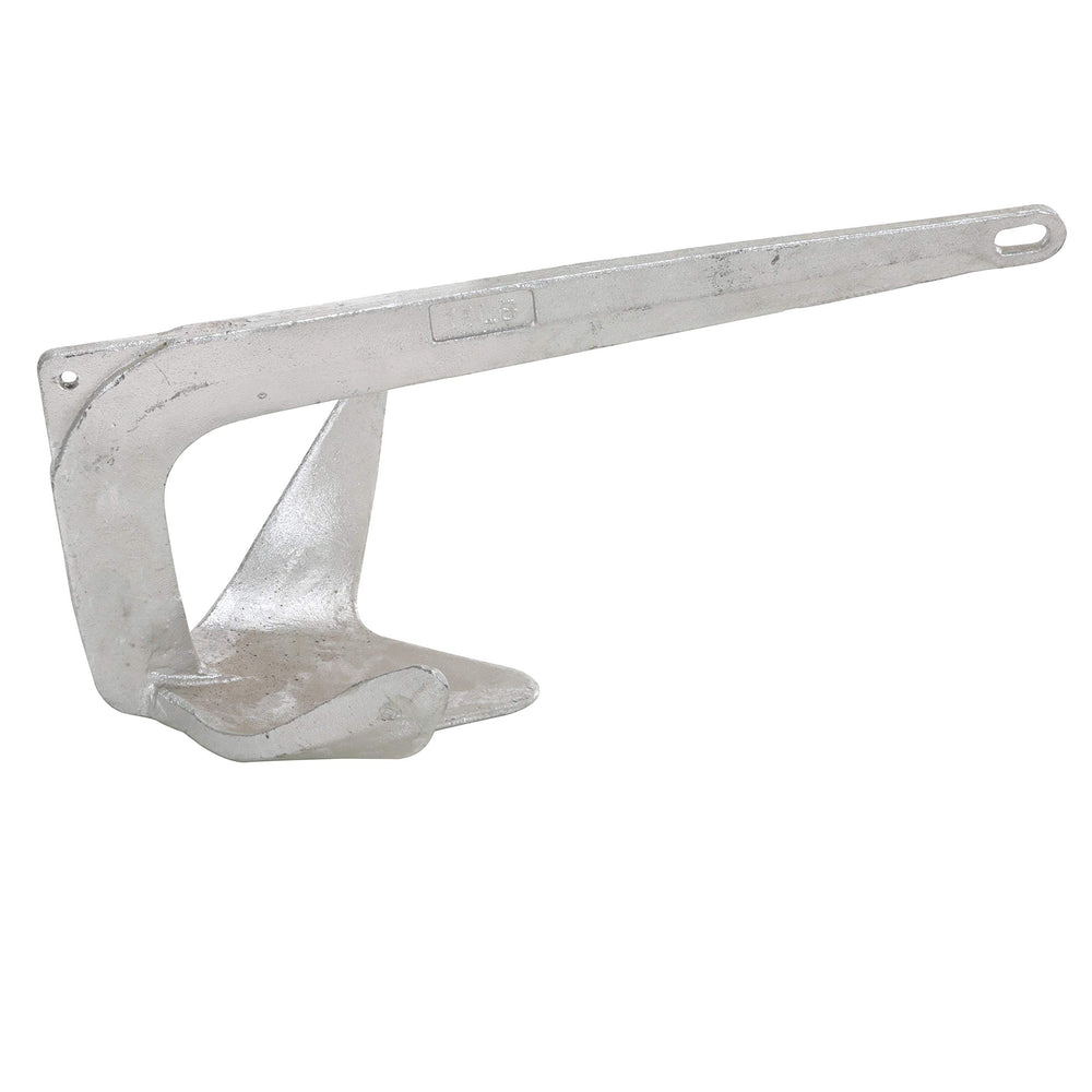 SEACHOICE claw anchor front view showing shape and quick set advantage