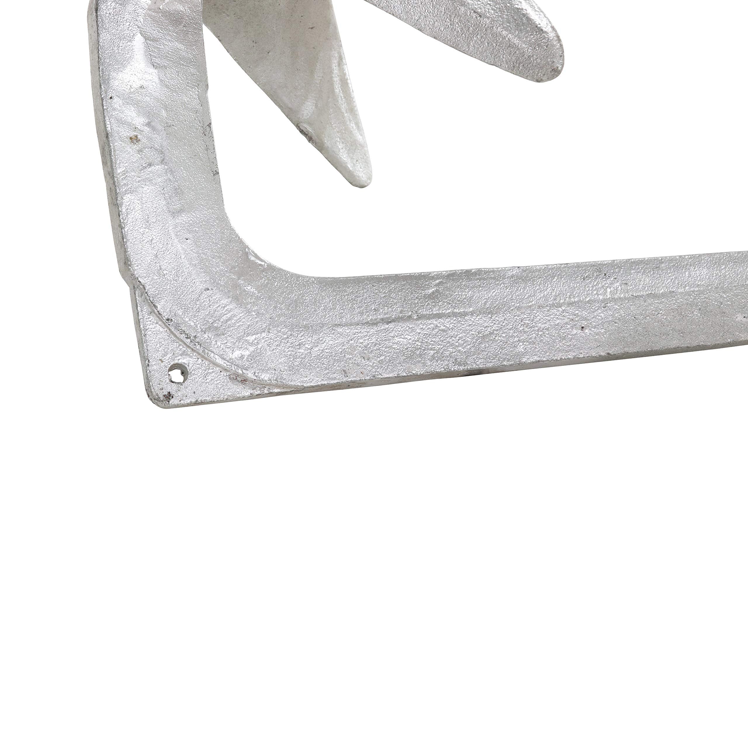 SEACHOICE anchor partially set in sand to illustrate reliable holding performance