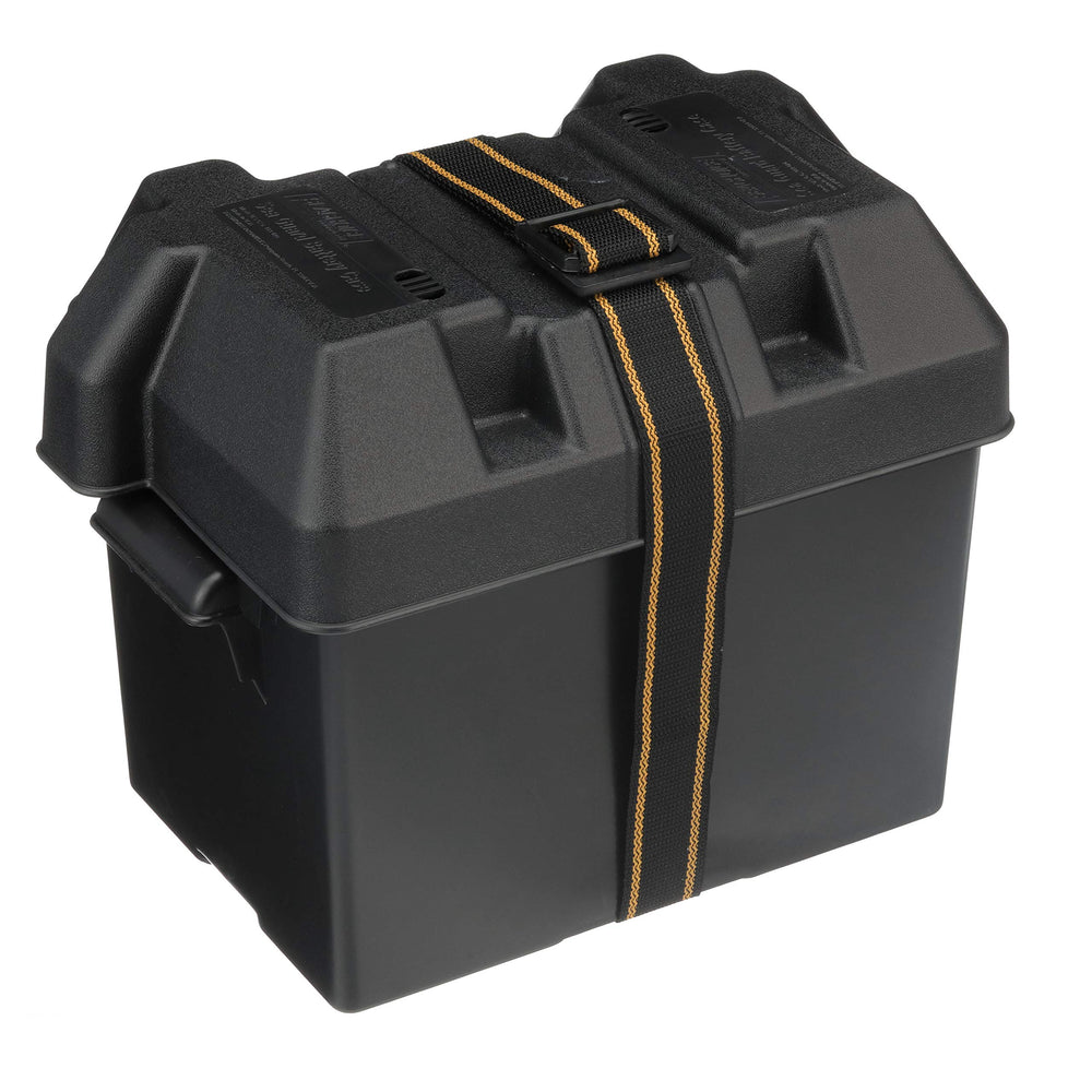 SEACHOICE close-up hold-down strap securing battery benefit