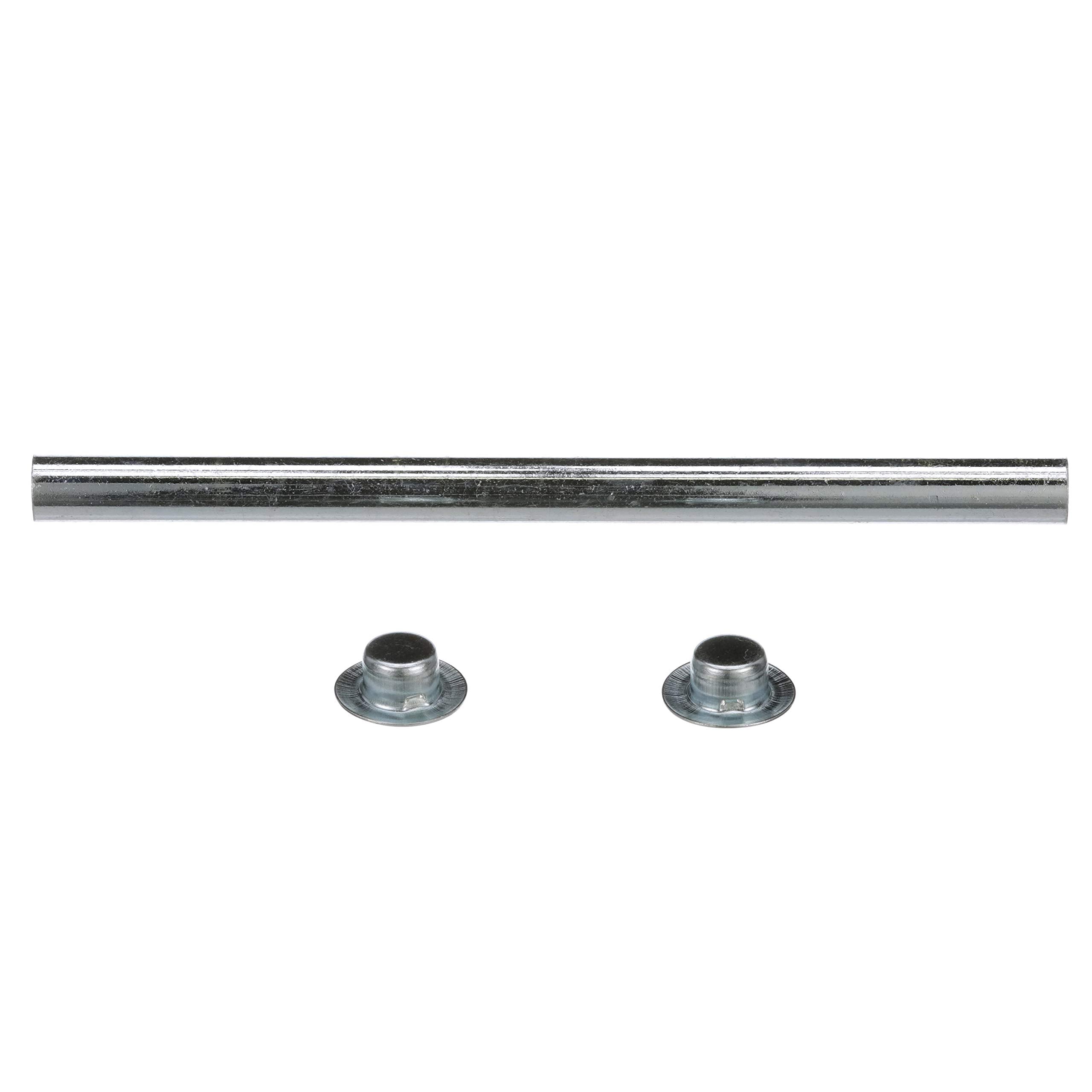 SEACHOICE roller shaft close-up of threaded end for secure pal nut fastening