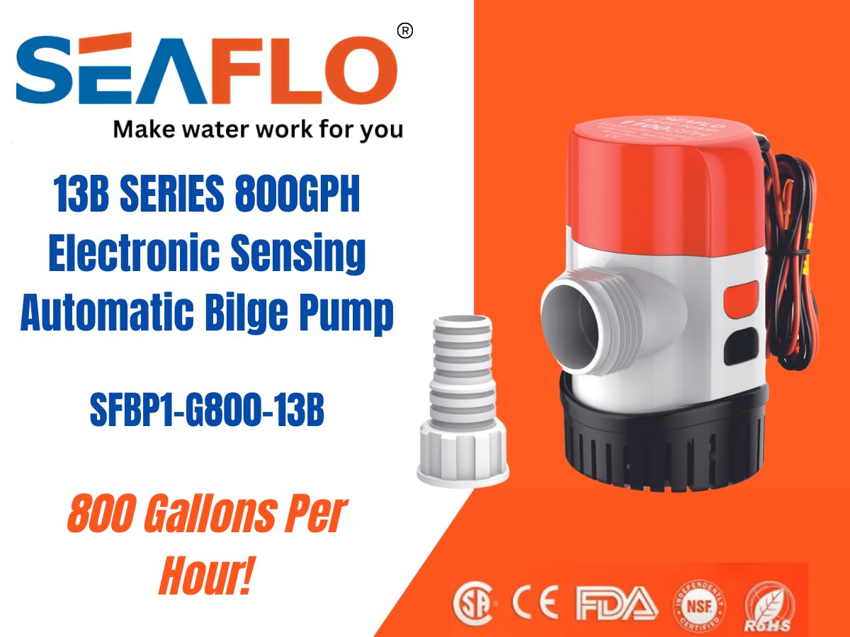 SEAFLO cartridge motor detail for easy removal and quick maintenance