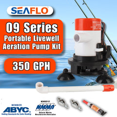SEAFLO foam filtration detail preventing debris and reducing maintenance benefit